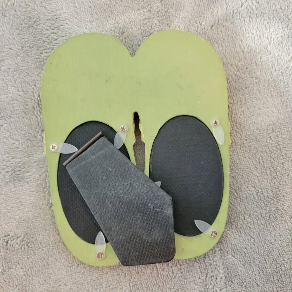 Cape Shore Flip Flops Double Photo Frame Beach Tropical Resin Picture Frame S80E